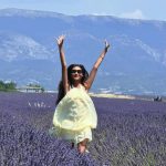 Estetik Parah! Foto Novia Bachmid Di Kebun Lavender Prancis