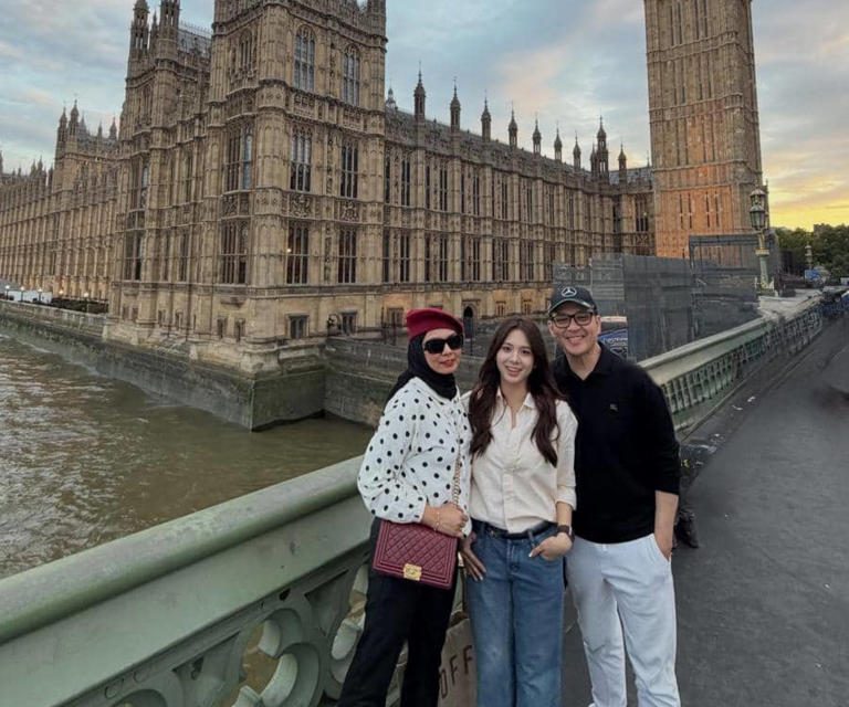 Serunya Liburan! Akhmad Fadli Bawa Keluarga Keliling London
