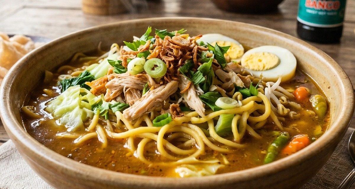Wajib Coba! Mie Godog Jawa Hangat Dengan Ayam Suwir & Telur
