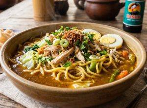 Wajib Coba! Mie Godog Jawa Hangat Dengan Ayam Suwir & Telur